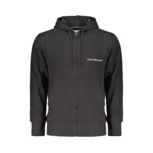 Casual Black Soft Cotton Men Hoodie designed by Calvin Klein
