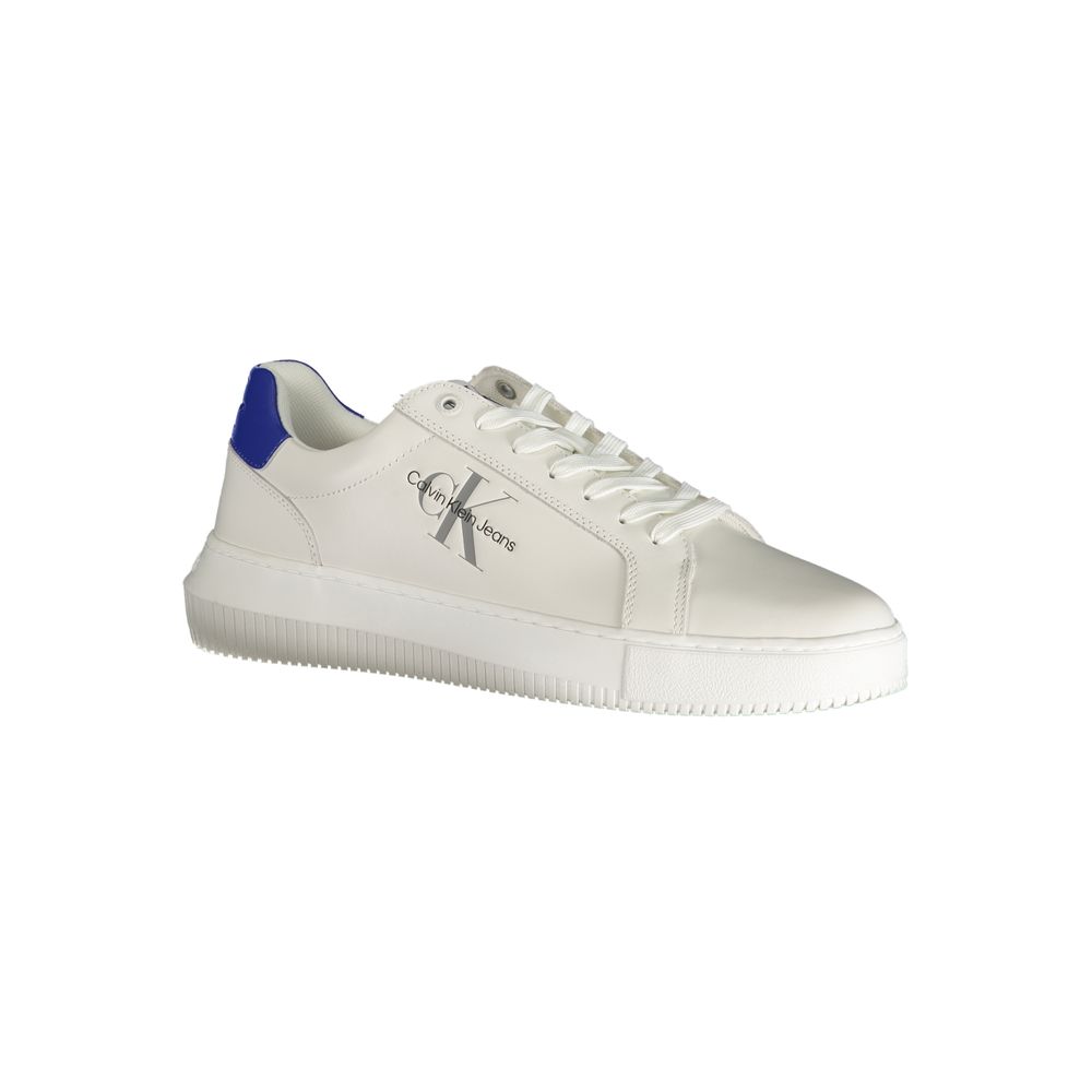White Leather Men Sneaker - Image 2