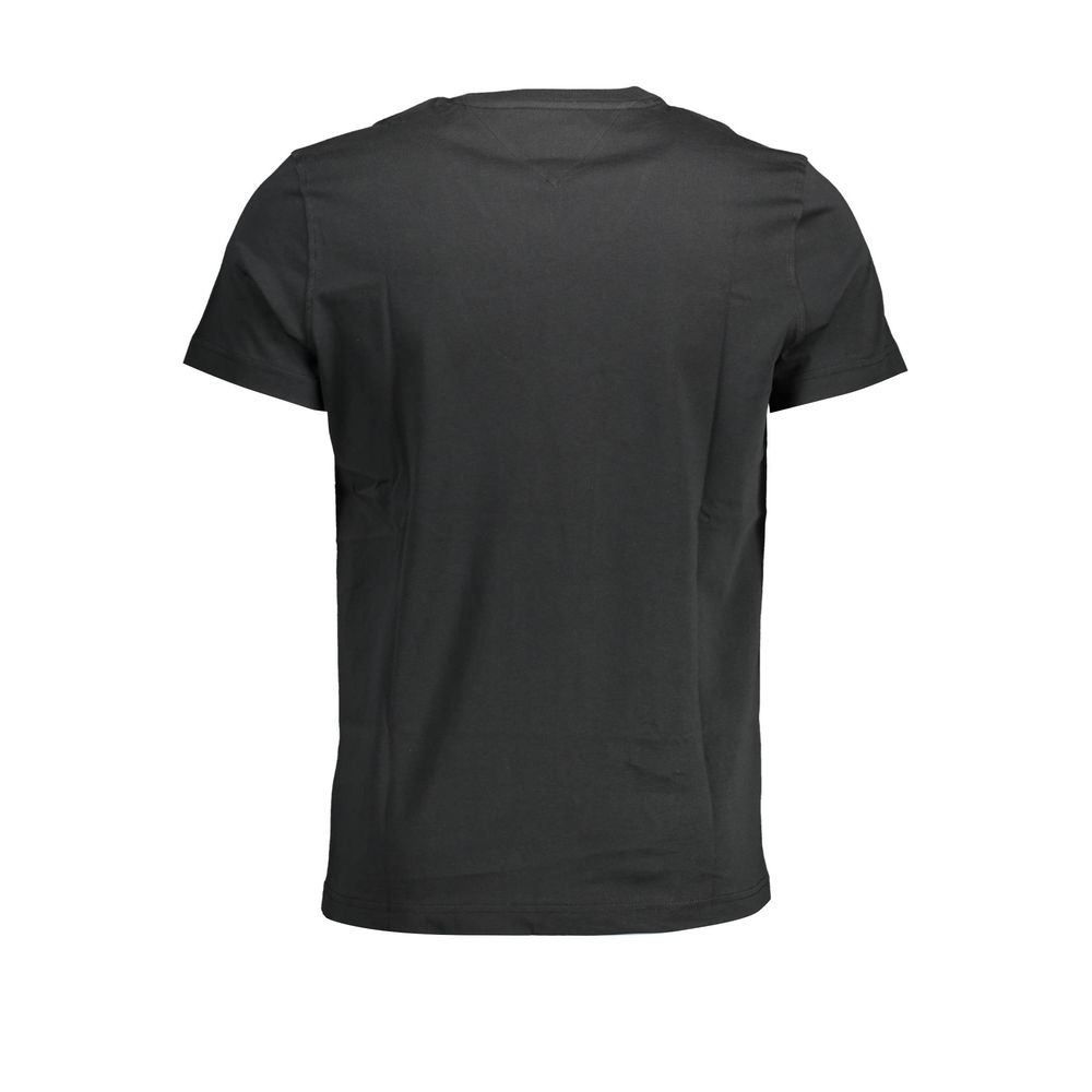 Black Organic Cotton Men T-Shirt - Image 2