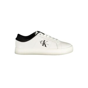 Trendy Bianco Low Top Men Sneakers designed by Calvin Klein