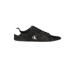Black Leather Men's Sneaker