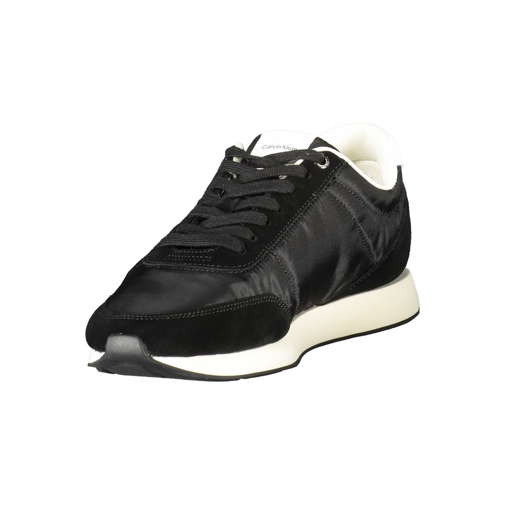 Black Polyester Men Sneaker - Image 3