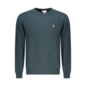 Blue Cotton Men Sweatshirt