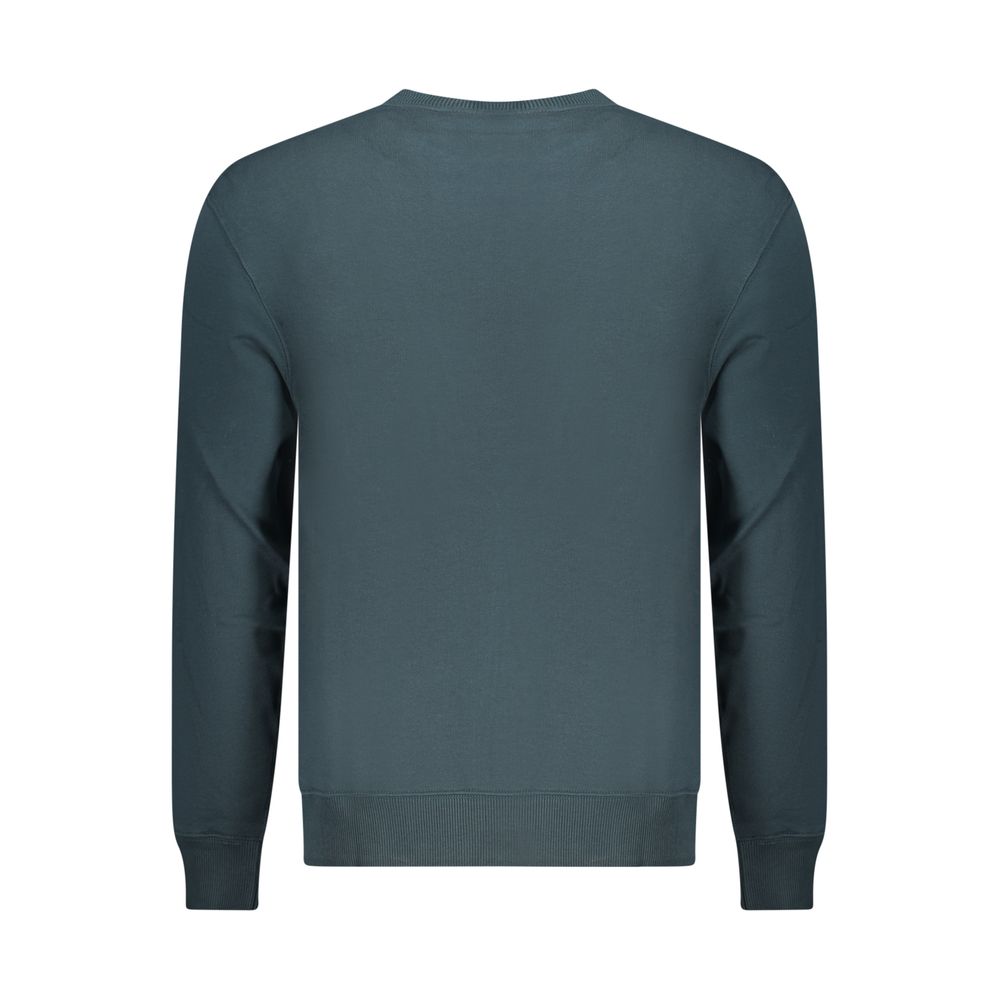Blue Cotton Men Sweatshirt - Image 2