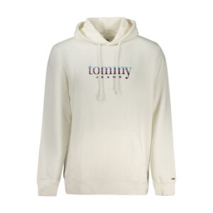 White Cotton Men's Hoodie