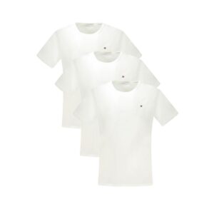 Bianco Cotton Men 3-Pack T-Shirt designed by Tommy Hilfiger