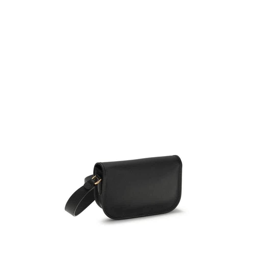 Chic Black Leather Shoulder Bag designed by Valentino Garavani - Image 3