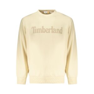 Beige Cotton Men Sweatshirt