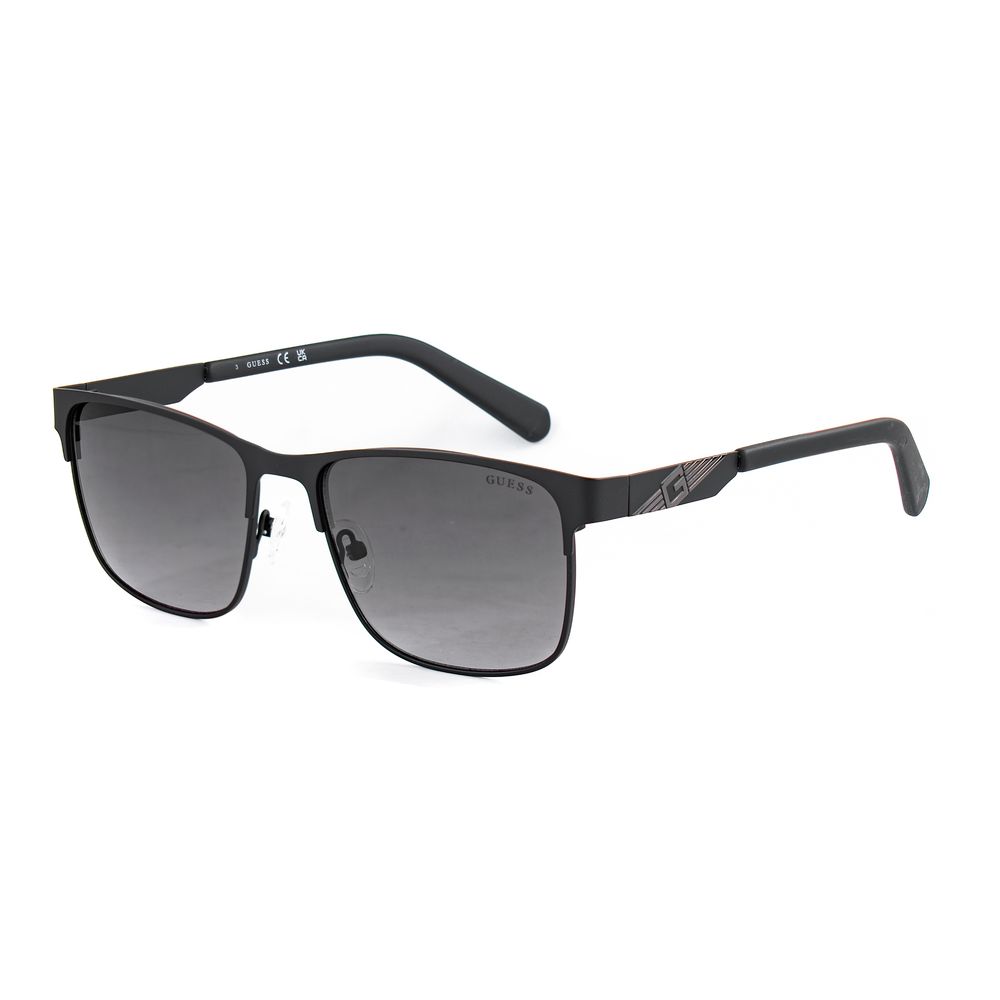 Smart Black Metal Sunglasses designed by Guess