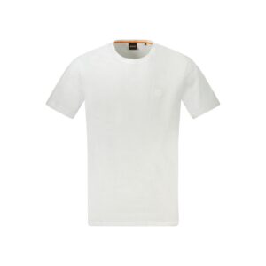White Cotton Men T-Shirt