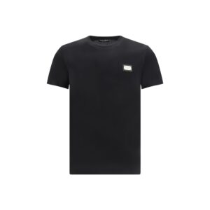 Chic Black Soft Cotton T-Shirt designed by Dolce&Gabbana