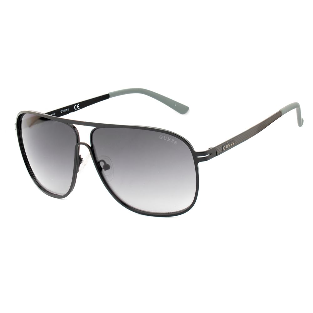 Chic Black Metal Sunglasses designed by Guess