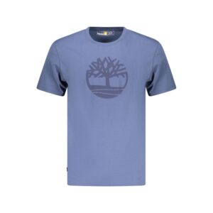 Blue Organic Cotton Men T-Shirt