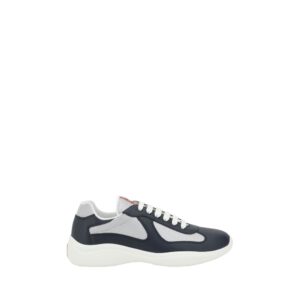 Blue Calf Leather Bos Taurus Athletic Sneakers