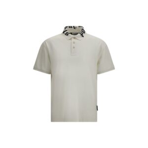 White Cotton Polo Shirt