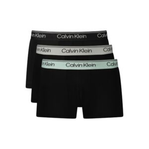 Black Polyester Men's Underwear