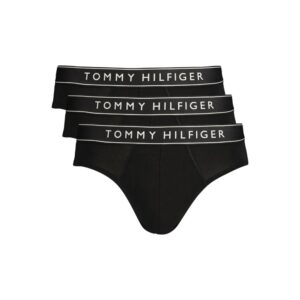 Black Cotton Mens 3-Pack Underwear designed by Tommy Hilfiger