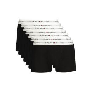 Black Cotton Mens 7-Pack Underwear designed by Tommy Hilfiger