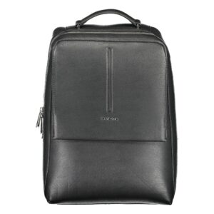Nero Polyester Men Backpack