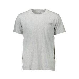Grigio Cotone Mens T-Shirt