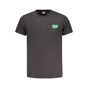 Black Cotton Men's T-Shirt