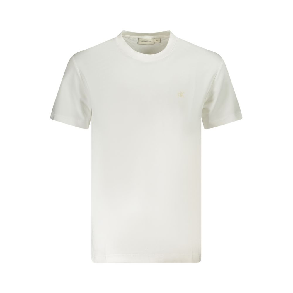 Smart White Cotton Mens T-Shirt designed by Calvin Klein