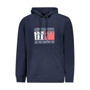 Blue Cotton Men's Hoodie