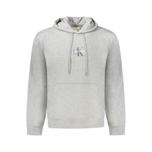 "Grigio Cotton Men's Sweatshirt with Hood"