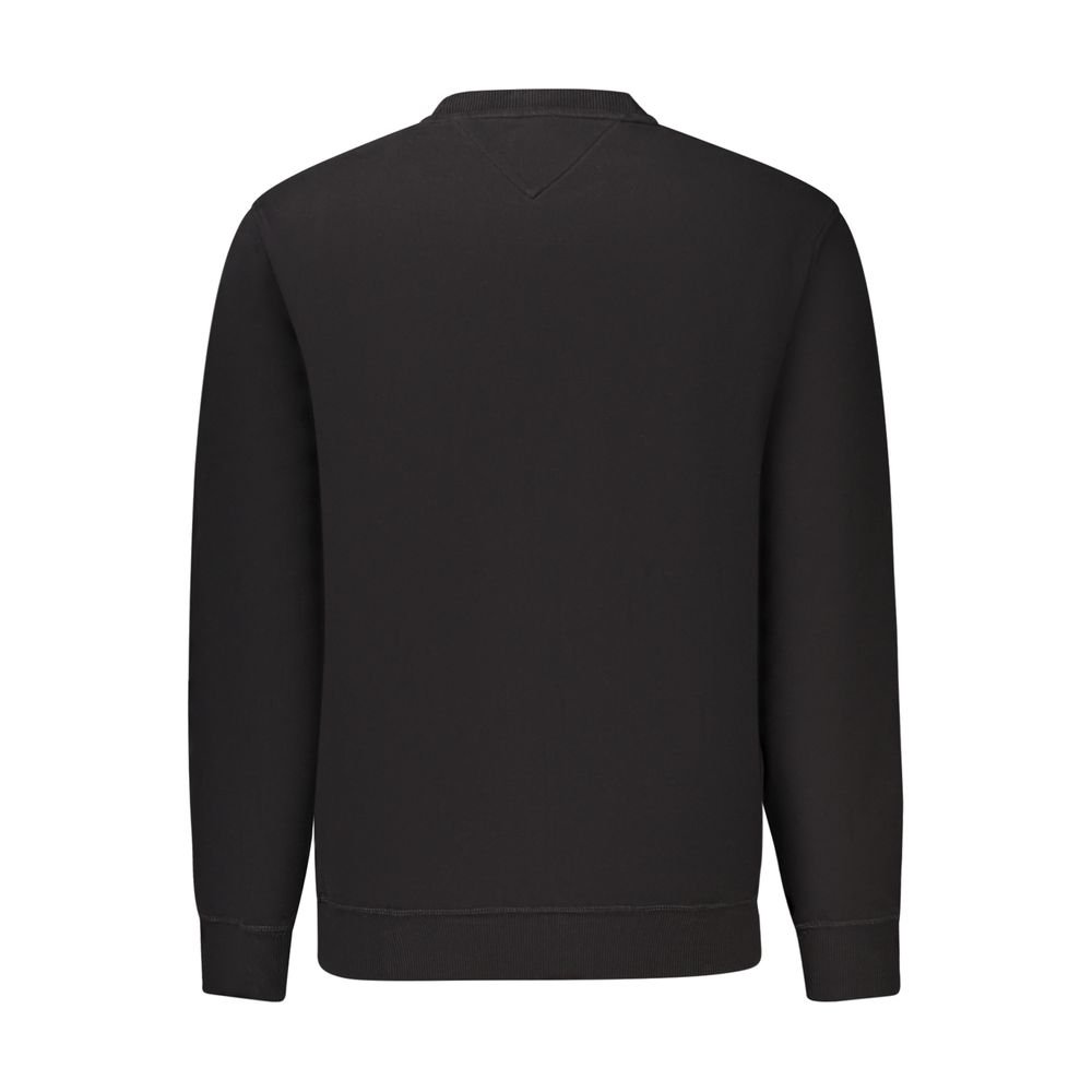 Black Cotton Men's Sweatshirt - Image 2