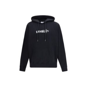 Stylish Black Cotton Arrow Skate Hoodie designed by Off-White