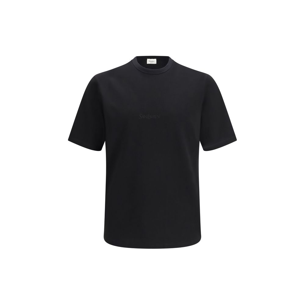Stylish Black Soft Cotton T-Shirt designed by Saint Lauren