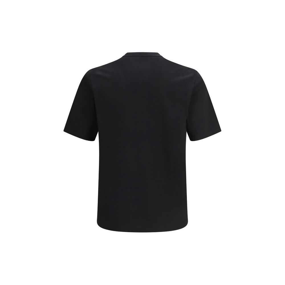 Stylish Black Soft Cotton T-Shirt designed by Saint Lauren - Image 2