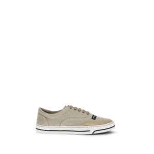 Stylish Beige Low Top Sneakers designed by Dolce&Gabbana