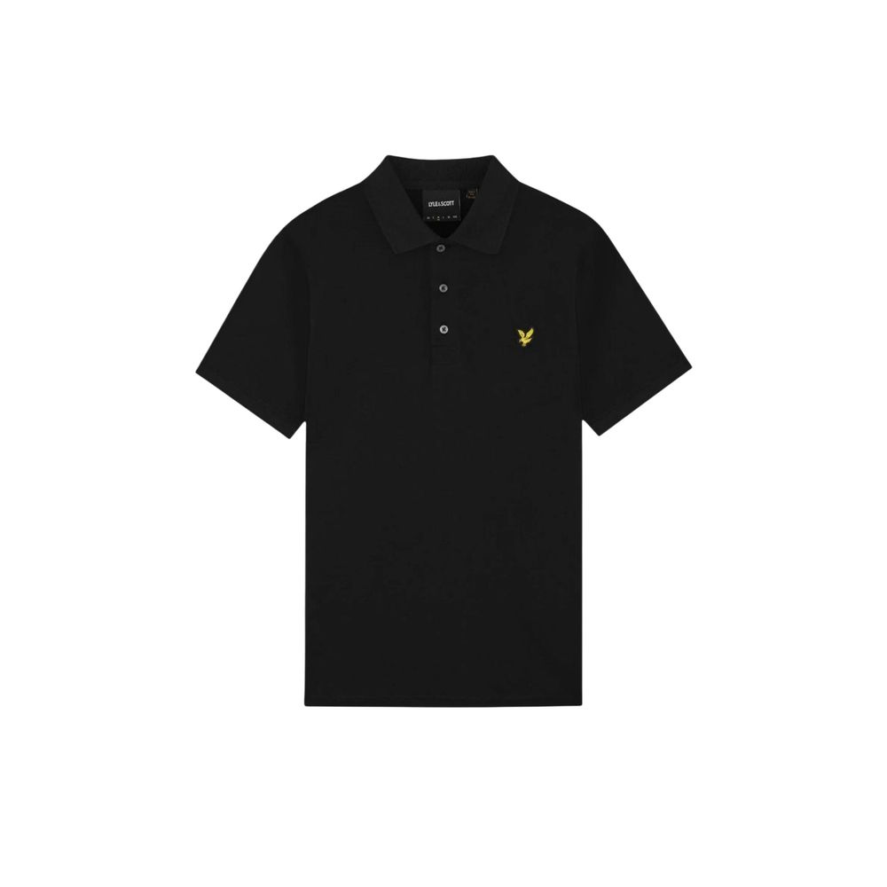 Smart Black Cotton Polo Shirt designed by Lyle&Scott - Image 5