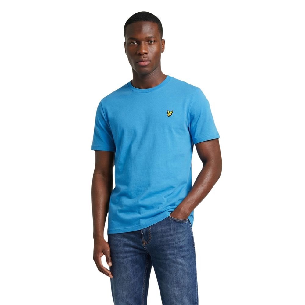 Original Blue Cotton T-Shirt designed by Lyle&Scott