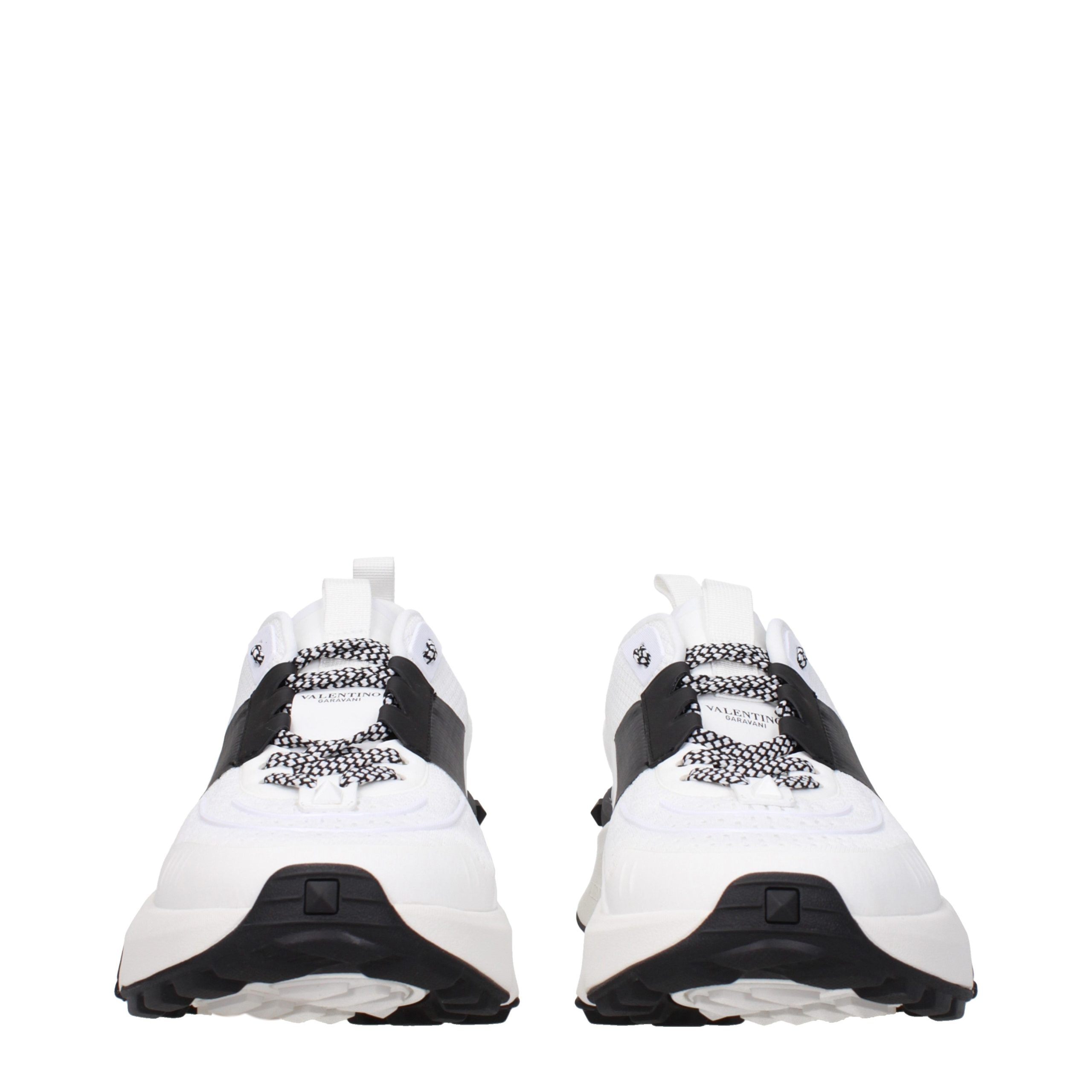 Elegant White Fabric Athletic Sneakers by Valentino Garavani - Image 3