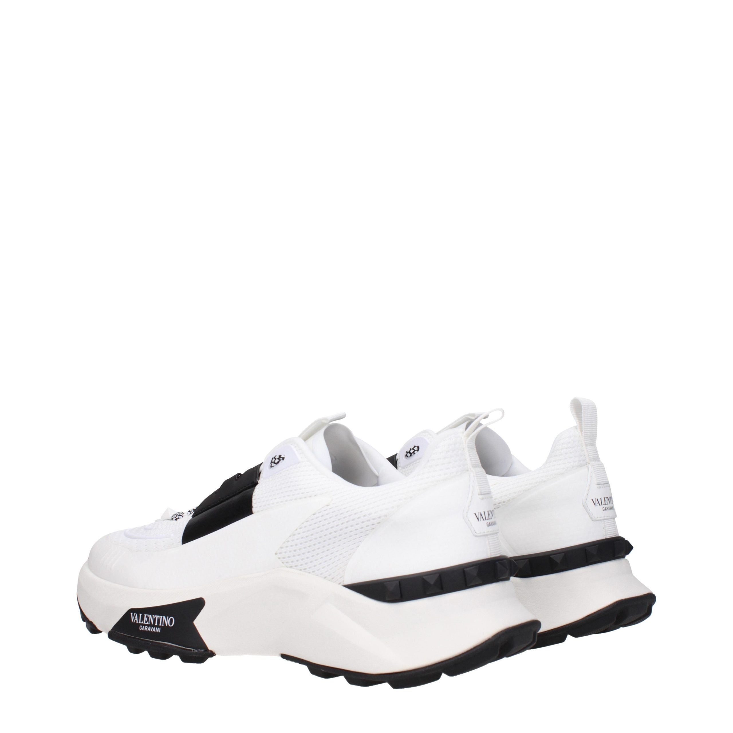 Elegant White Fabric Athletic Sneakers by Valentino Garavani - Image 4