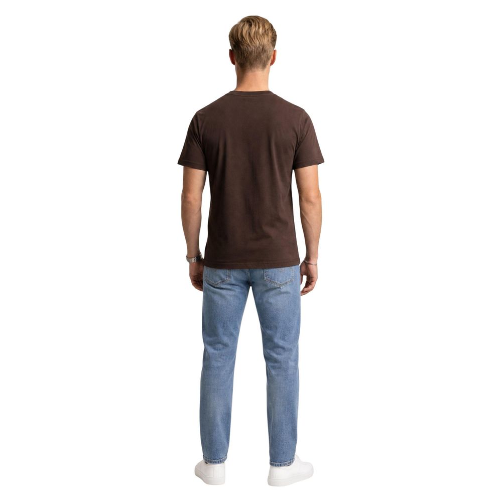 Stylish Brown Soft Cotton T-Shirt designed by Lyle&Scott - Image 4