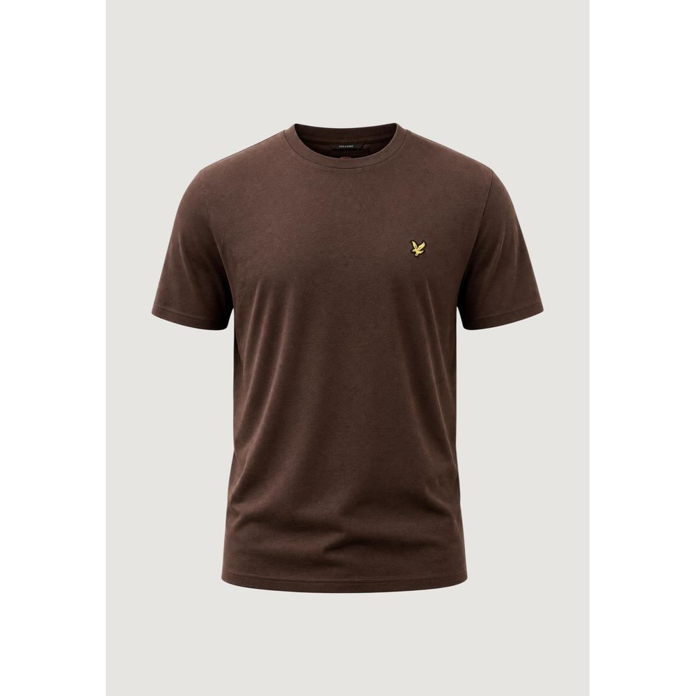 Stylish Brown Soft Cotton T-Shirt designed by Lyle&Scott - Image 5