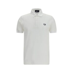 Stylish White Soft Cotton T-Shirt designed by Fred Perry