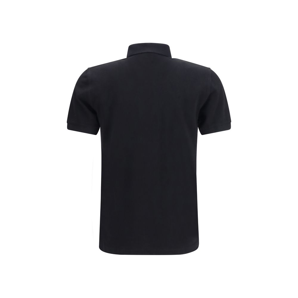 Original Black Cotton Polo Shirt designed by Fred Perry - Image 2