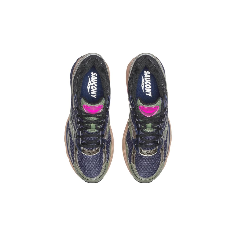 Blue Synthetic Athletic Sneakers - Image 2