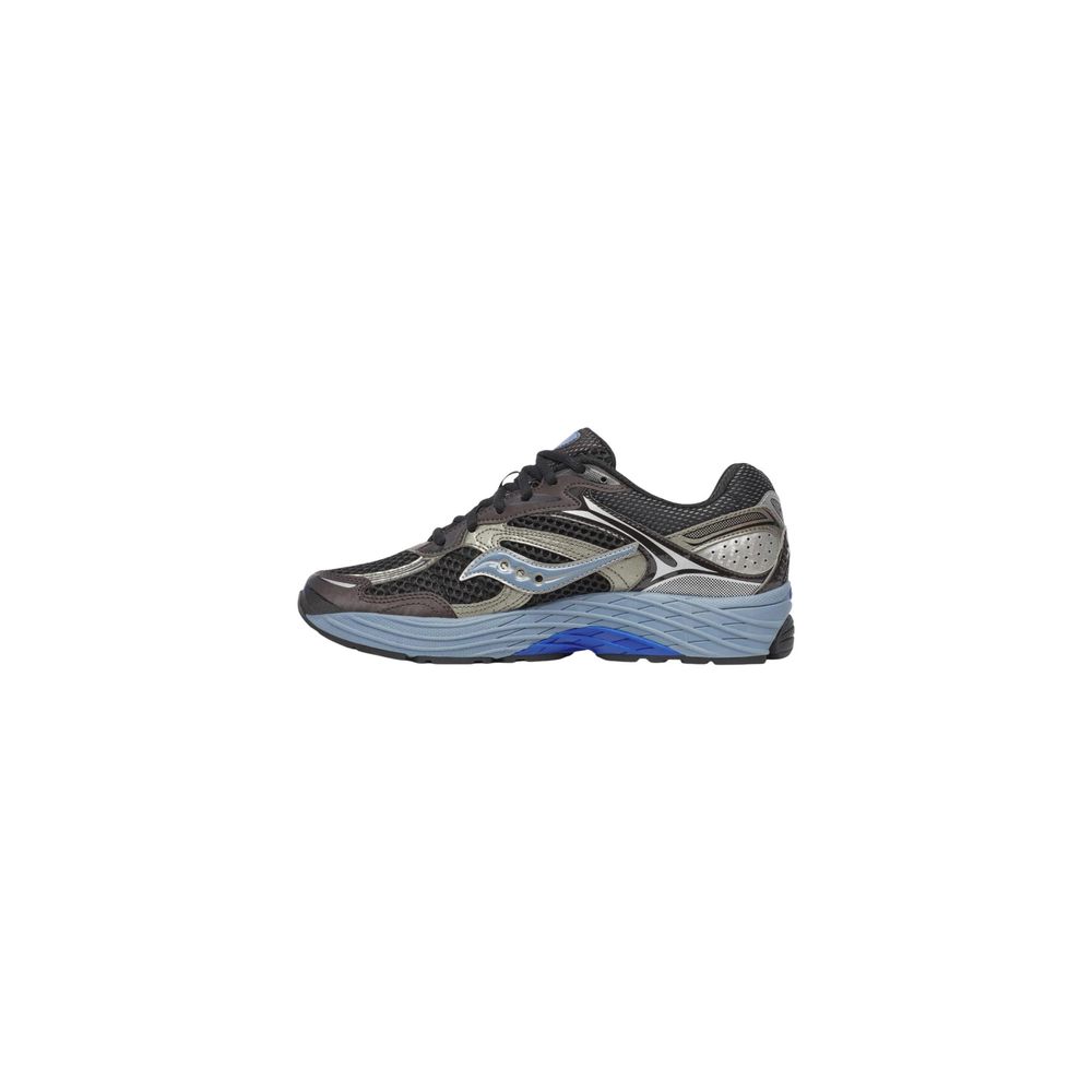 Black Synthetic Athletic Sneakers - Image 3