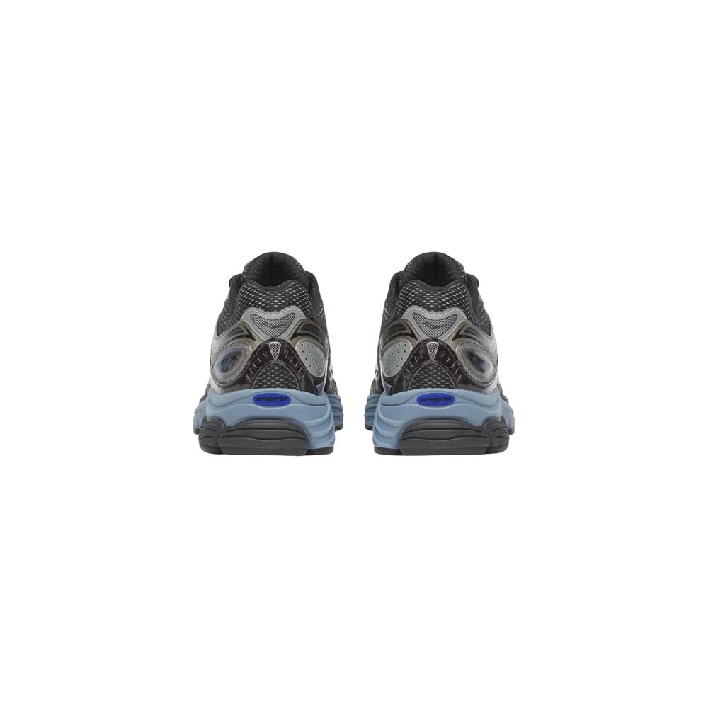 Black Synthetic Athletic Sneakers - Image 4