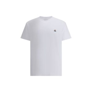 Elegant White Soft Cotton T-Shirt designed by Vivienne Westwood