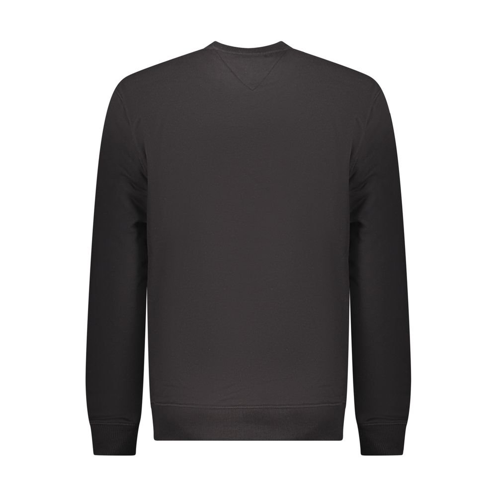 Black Cotton Men Sweatshirt - Image 2