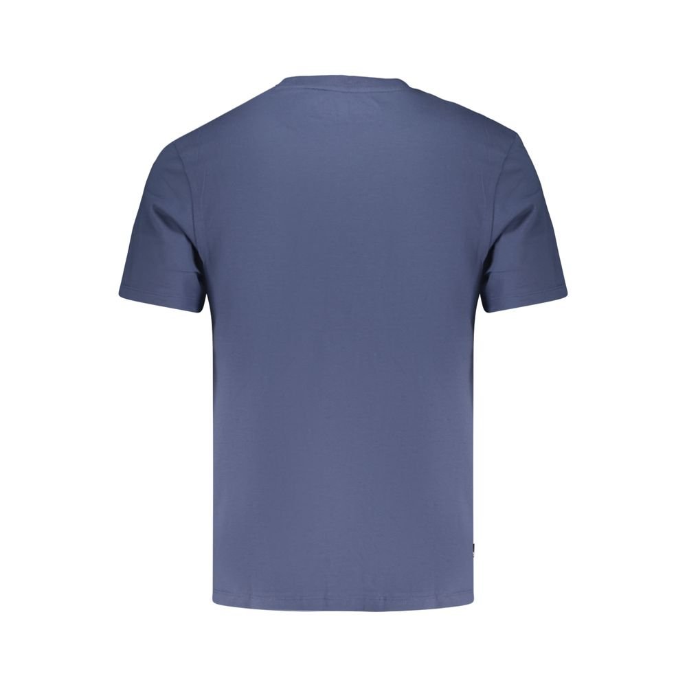 Blue Cotton Men's T-Shirt - Image 2