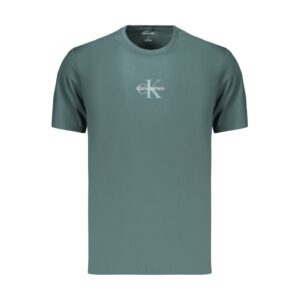 Blue Cotton Men's T-Shirt