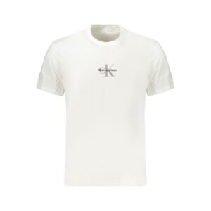 White Cotton Men's T-Shirt