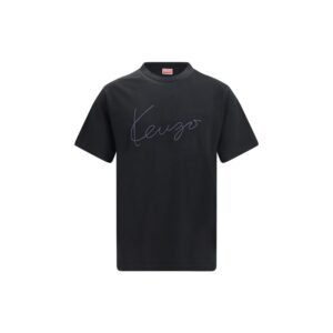 Chic Black Soft Cotton T-Shirt designed by Kenzo